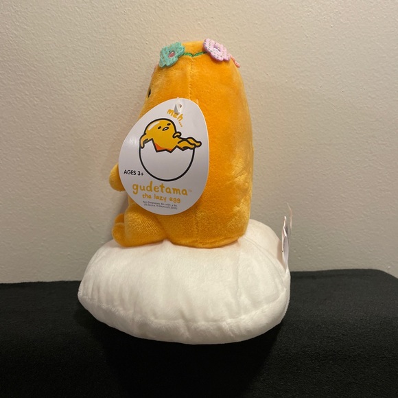 Sanrio Gudetama the Lazy Egg Plush 8” - Picture 2 of 6